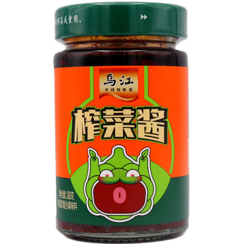 WJ Brand Pickled Mustard Sauce 烏江榨菜醬 188g - Tuk Tuk Mart