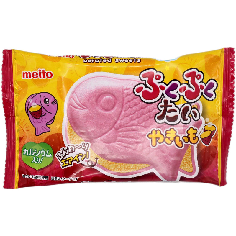 Meito Puku Puku Tai Roasted Sweet Potato Wafer 16.5g - Tuk Tuk Mart