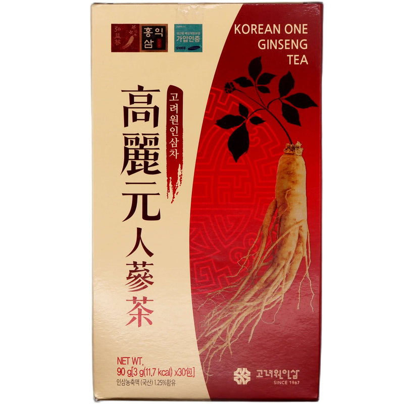 Korean One Ginseng Tea (3g*30 tea bags) 90g - Tuk Tuk Mart