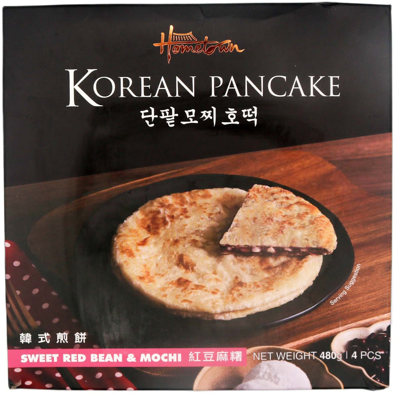 Hometown Sweet Red Bean & Mochi Korean Pancake (4pcs) 480g (Frozen) - Tuk Tuk Mart