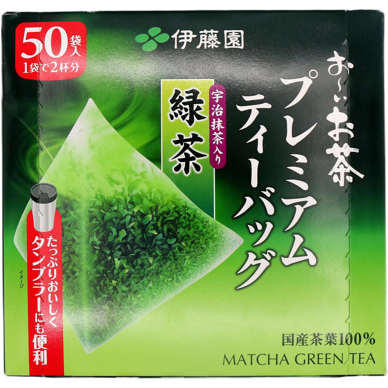 ITO EN Premium Green Tea Bag with Uji Matcha (50 Bags) 90g - Tuk Tuk Mart