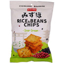 Mizuho Thai-Nichi Rice & Beans Chips Sour Cream Flavour 90g - Tuk Tuk Mart