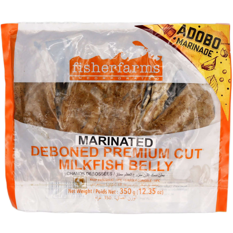 Fisherfarms Marinated Deboned Premium Cut Milkfish Belly (Chanos Chanos) 350g (Frozen) - Tuk Tuk Mart