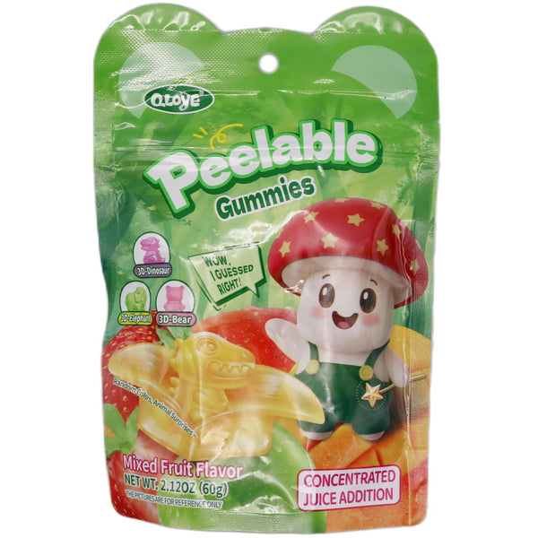 Qlove Peelable Gummies Mixed Fruit Flavour 60g - Tuk Tuk Mart