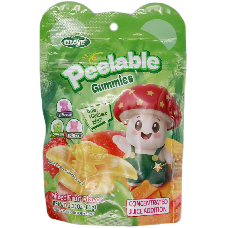 Qlove Peelable Gummies Mixed Fruit Flavour 60g - Tuk Tuk Mart