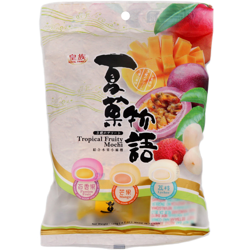 Royal Family Fruity Mochi (Passion Fruit, Mango, Lychee) 120g - Tuk Tuk Mart