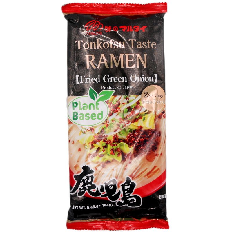 Marutai Tonkotsu Taste Fried Green Onion Flavour (Plant Based) (2 servings) 184g - Tuk Tuk Mart
