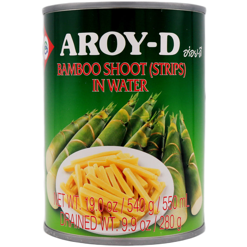 Aroy-D Bamboo Shoot (Strips) In Water 540g - Tuk Tuk Mart