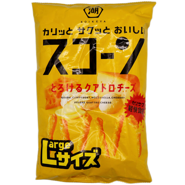 Koikeya Crispy Crunch (4 Cheese Flavour) 170g - Tuk Tuk Mart