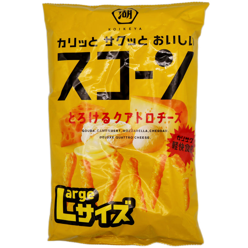 Koikeya Crispy Crunch (4 Cheese Flavour) 170g - Tuk Tuk Mart