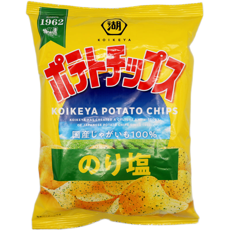 Koikeya Potato Chips Seaweed & Salt Flavour 55g - Tuk Tuk Mart