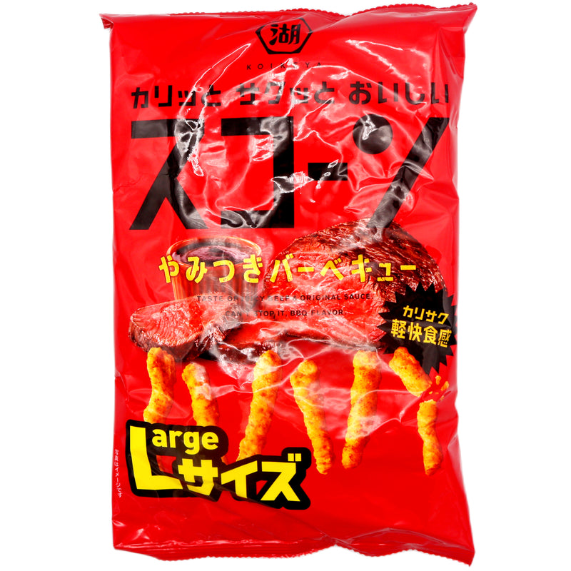 Koikeya Crispy Crunch Corn Snack Spicy Barbecue Flavour 170g - Tuk Tuk Mart
