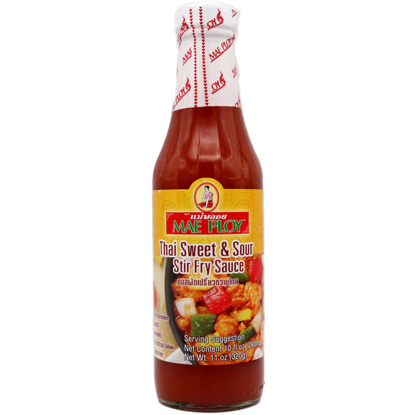 Mae Ploy Thai Sweet & Sour Stir Fry Sauce 320g - Tuk Tuk Mart