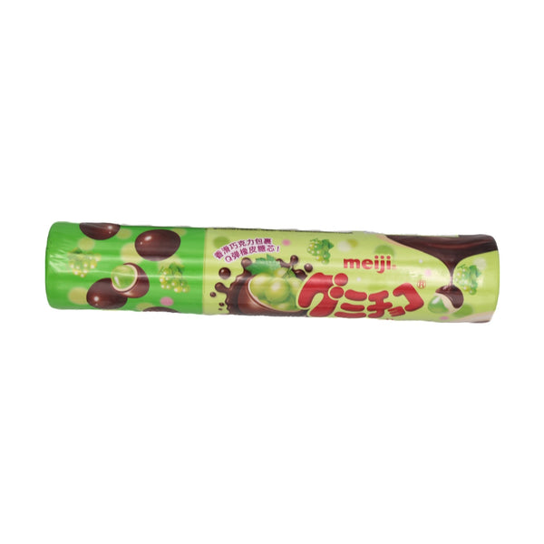 Meiji Chocolate Coated Gummy Green Grape 50g