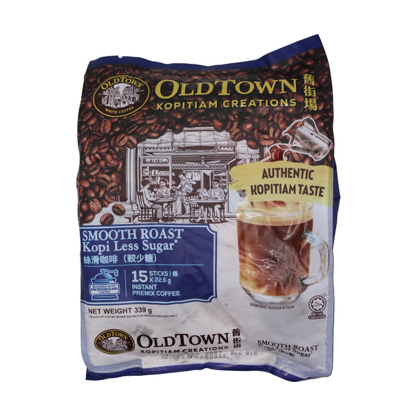Old Town Kopitiam Creations Smooth Roast Kopi Kurang Gula 339g (15x22.6g)