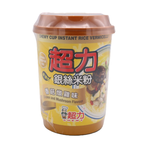 Chewy Cup Instant Rice Vermicelli Chicken and Mushroom Flavour 66g