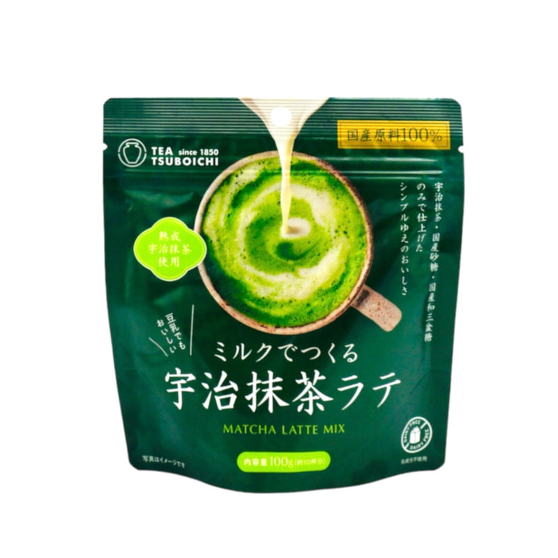 Tsuboichi Matcha Latte Powder Mix 100g - Tuk Tuk Mart