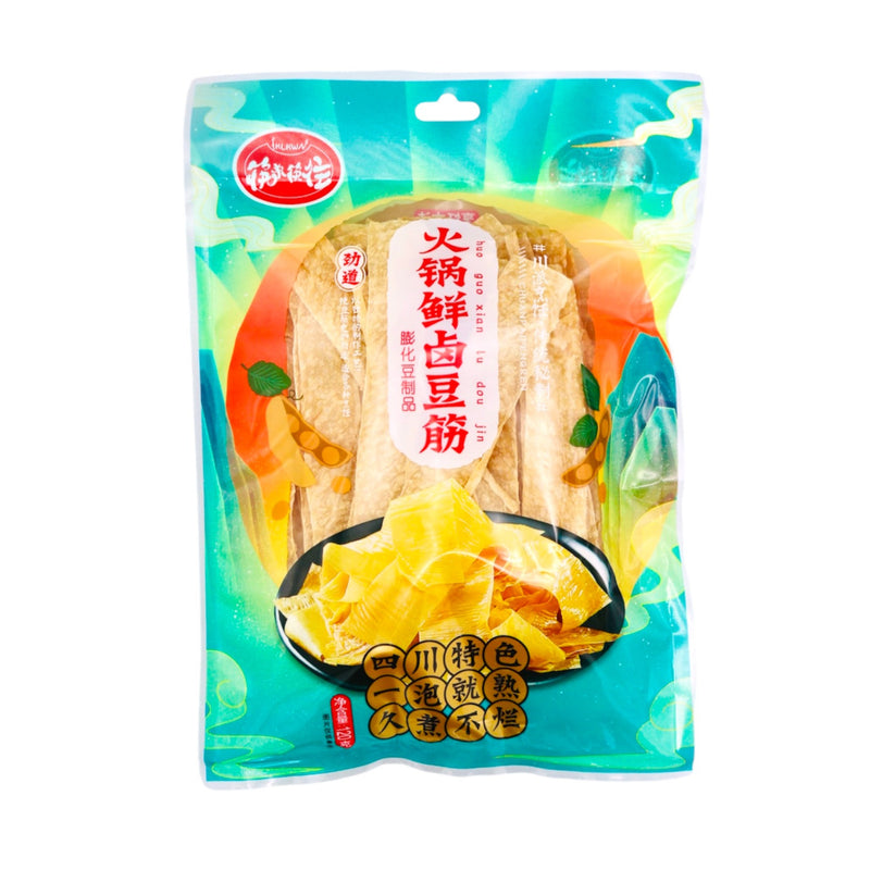 KLKW Beancurd Sheet 筷來筷往火鍋鮮鹵豆筋 120g - Tuk Tuk Mart