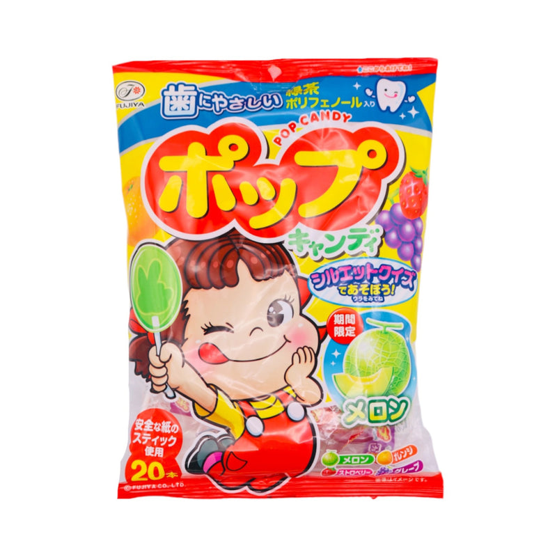 Fujiya Pop Candy Mix Fruits Flavour (20 Pieces) 128g - Tuk Tuk Mart
