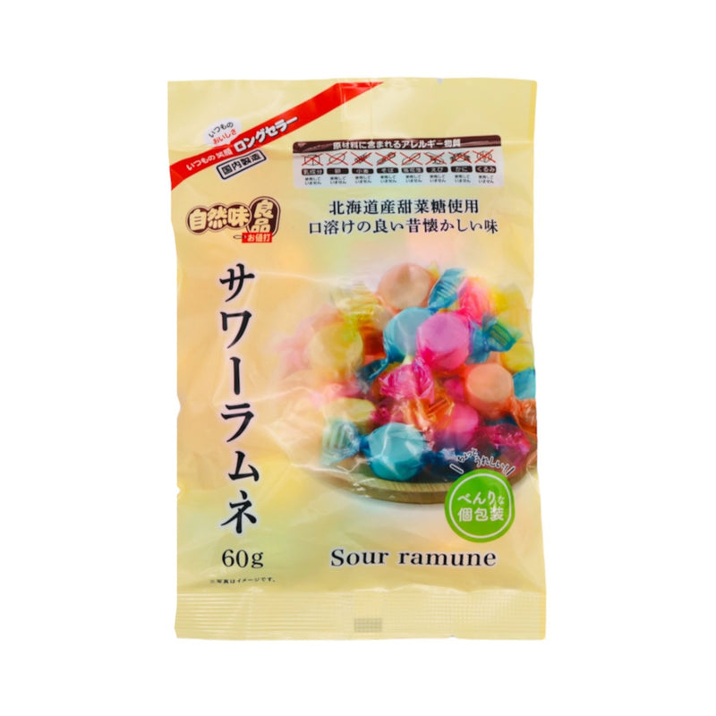 自然味良品 Sour Ramune Candy 60g - Tuk Tuk Mart
