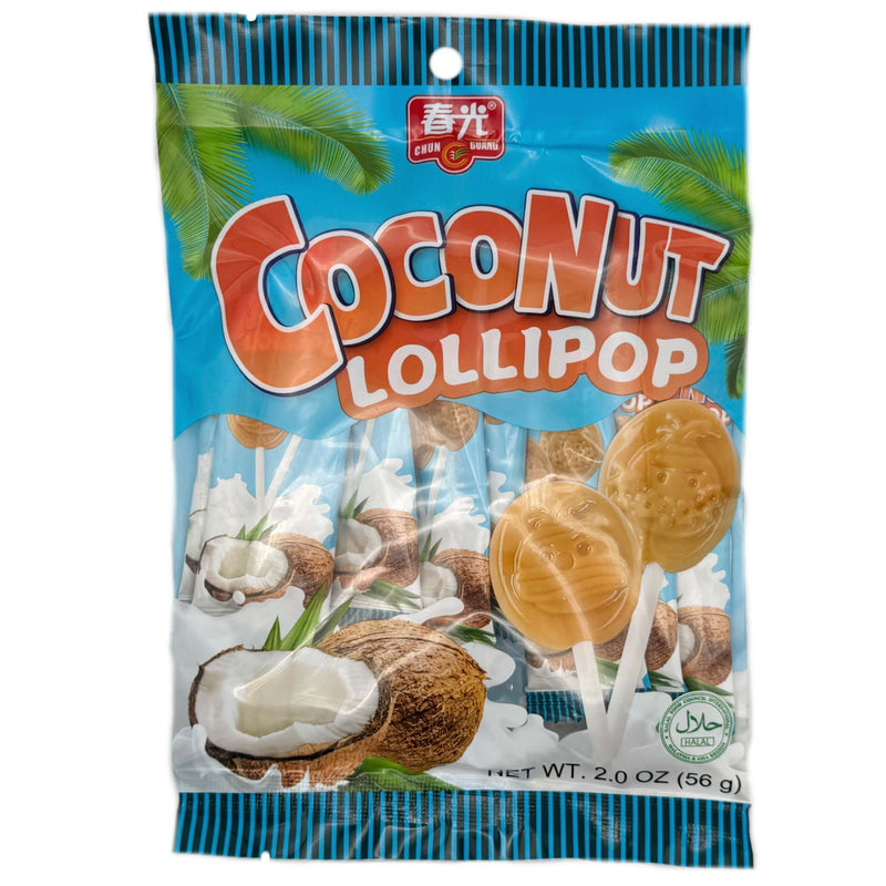 Chun Guang Coconut Lollipops 56g - Tuk Tuk Mart