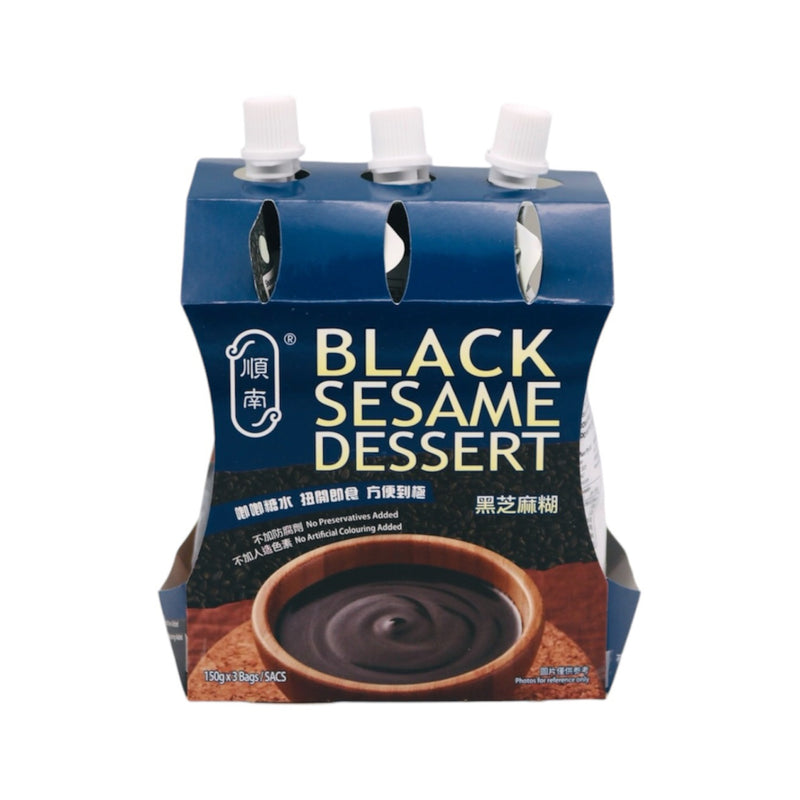 Shunnam Black Sesame Dessert 順南 黑芝麻糊 (150g*3) 450g - Tuk Tuk Mart