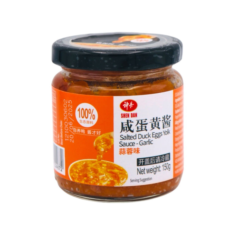 Shen Dan Salted Duck Egg Yolk Sauce Garlic 150g - Tuk Tuk Mart