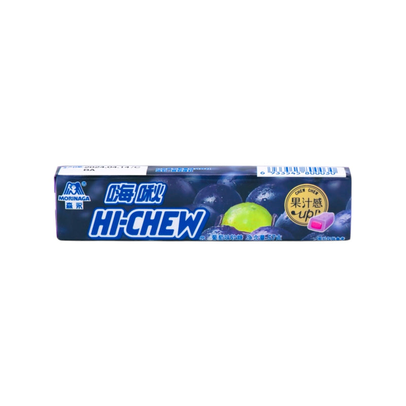 Morinaga Hi-Chew Grape Flavour Soft Candy 森永嗨啾葡萄味軟糖 57g - Tuk Tuk Mart