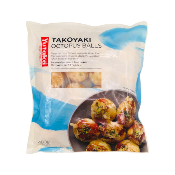 Yutaka Frozen Takoyaki Octopus Balls 480g (Frozen) | Tuk Tuk Mart