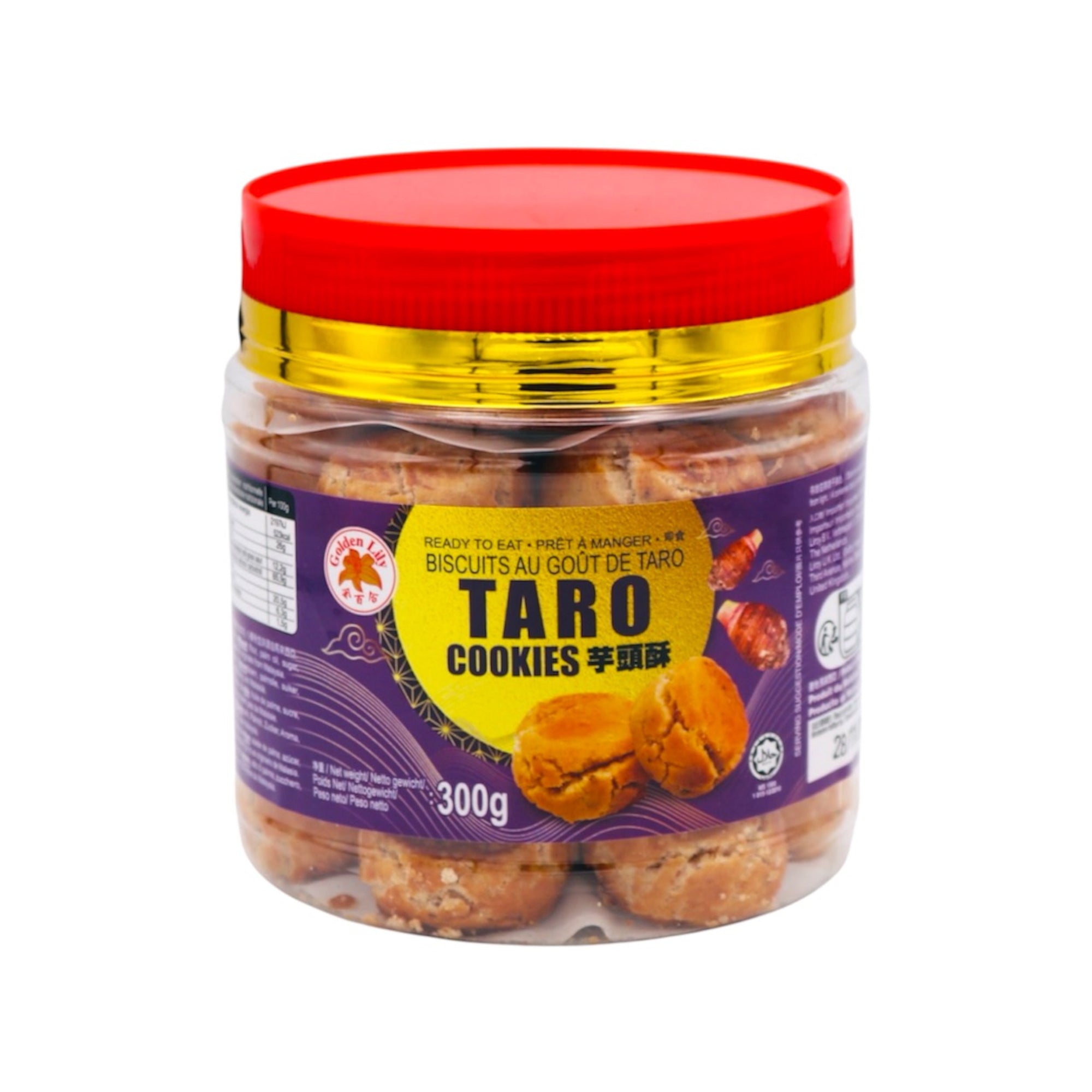 Gold Lily Taro Cookies 300g - Tuk Tuk Mart