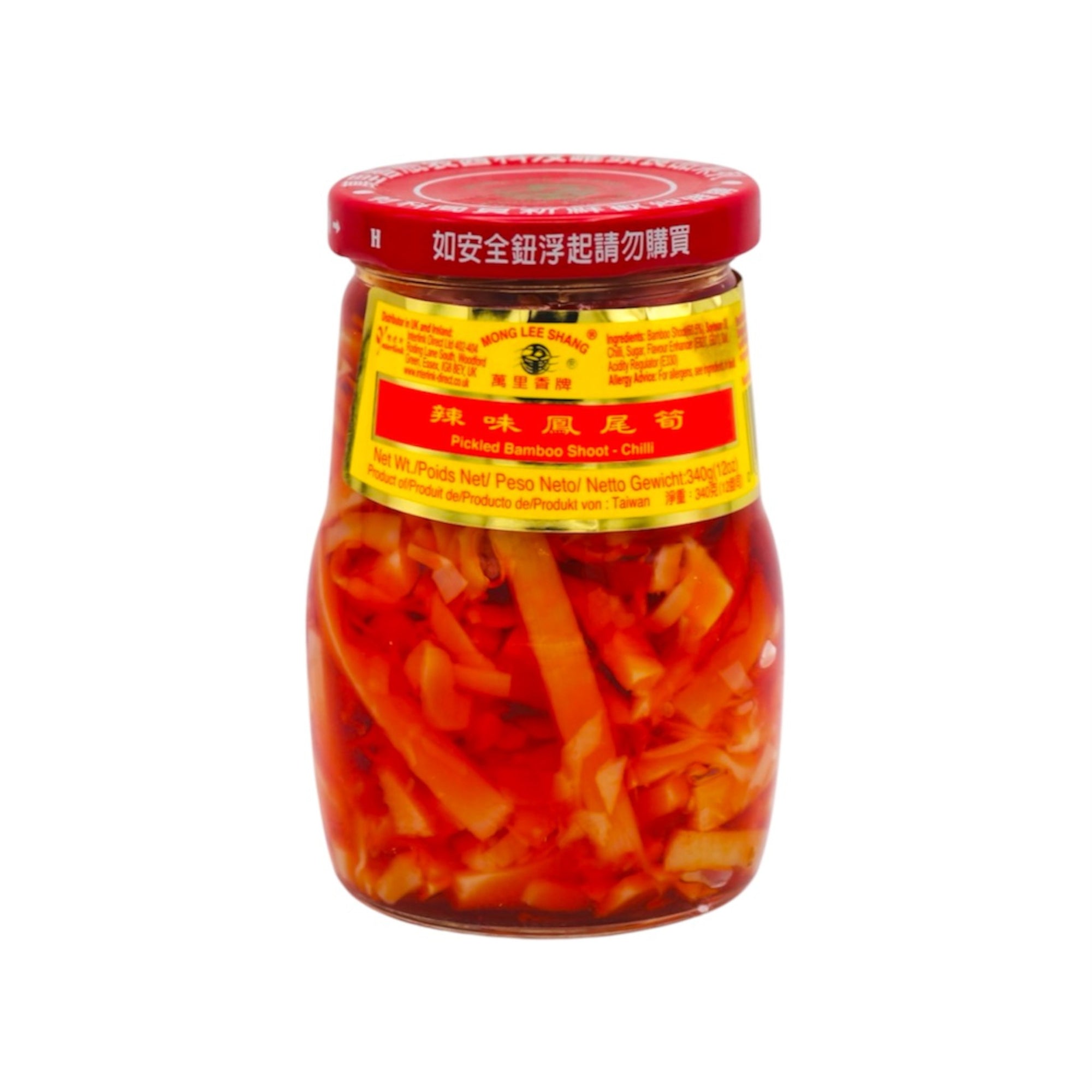 Mong Lee Shang Pickled Bamboo Shoot-Chilli 340g - Tuk Tuk Mart