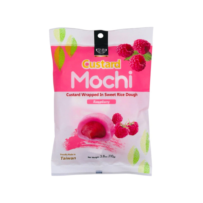 Royal Family Custard Mochi Raspberry 110g - Tuk Tuk Mart