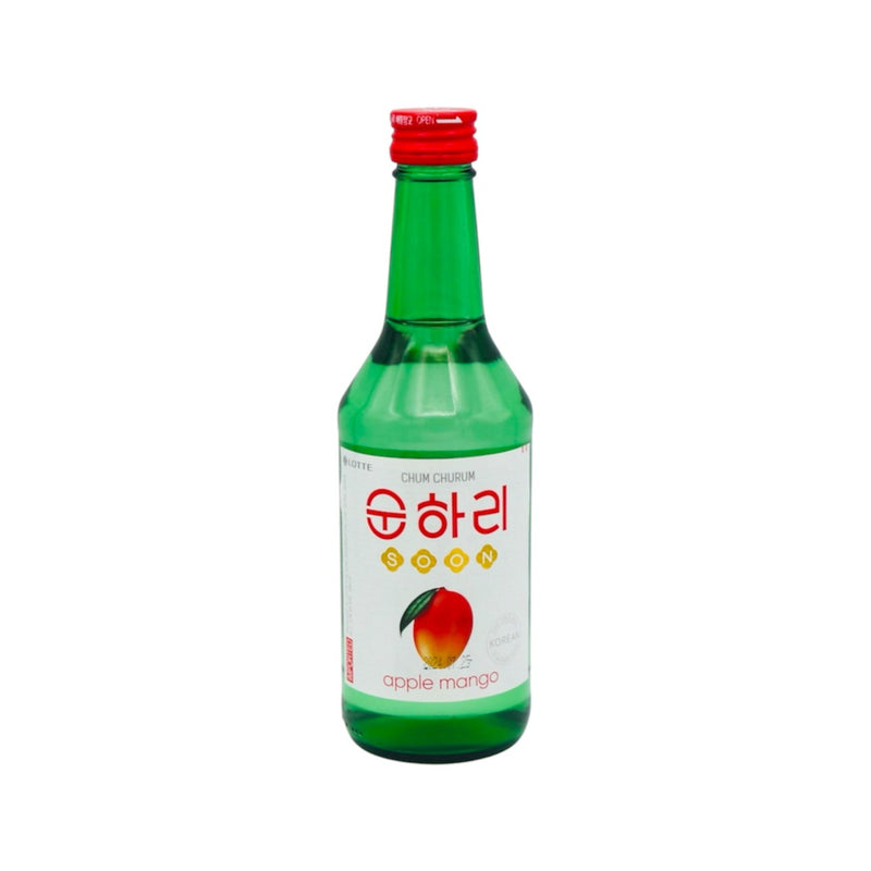 Lotte Chum Churum Apple Mango Flavoured Soju (Alc. 12% Vol.) 350ml - Tuk Tuk Mart