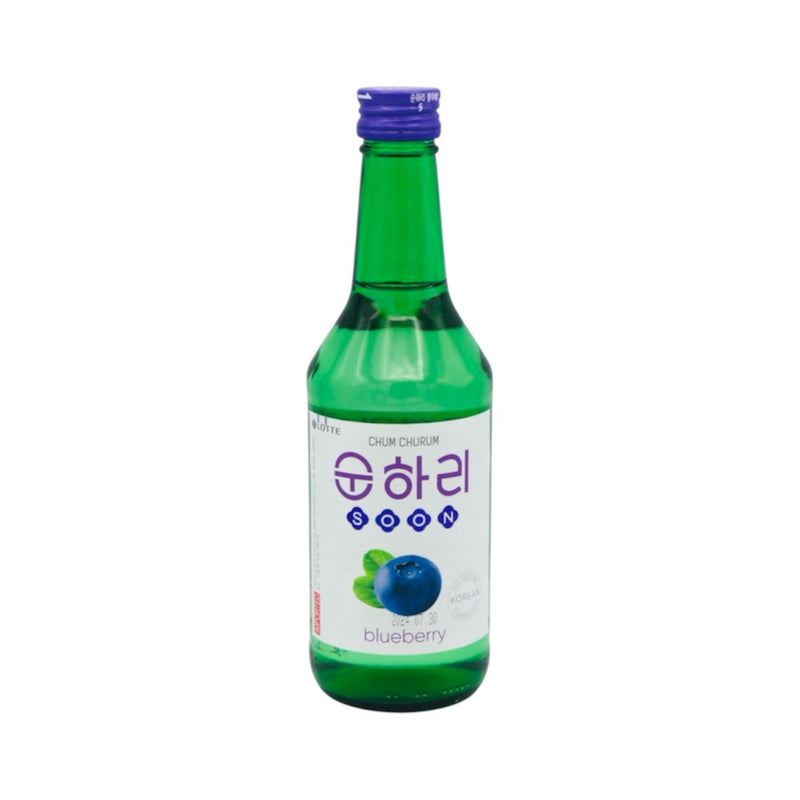 Lotte Chum Churum Blueberry Flavoured Soju (Alc. 12% Vol.) 350ml - Tuk Tuk Mart