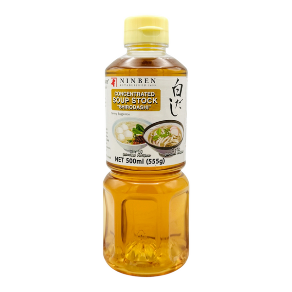 Ninben Concentrated Soup Stock (Shirodashi) 白だし 500ml