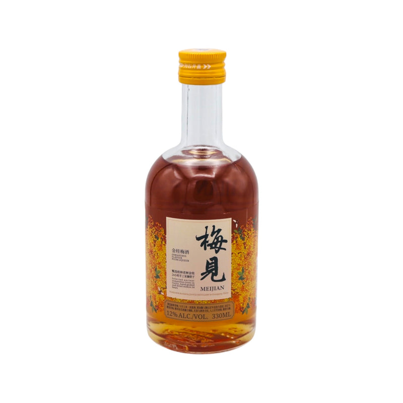 Meijian Osmanthus Flavour Plum Liqueur 梅見金桂青梅酒 (Alc. 12% Vol.) 330ml - Tuk Tuk Mart