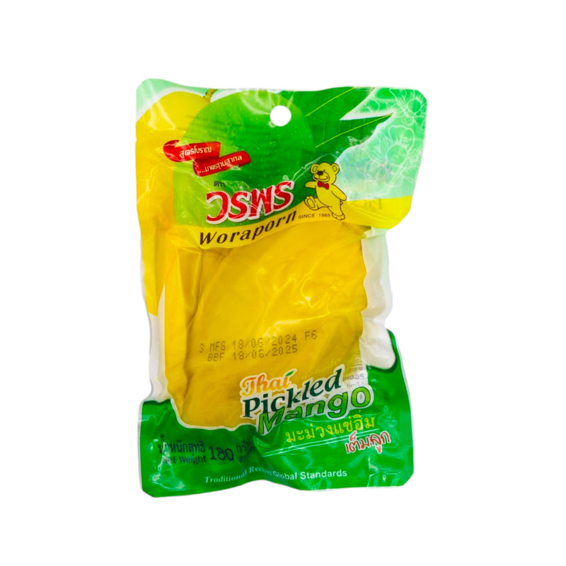 Woraporn Thai Pickled Mango Snack 180g - Tuk Tuk Mart
