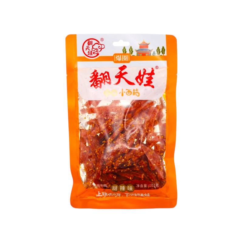 Fantianwa Spicy Wheat Gluten Sesame Flavour 翻天娃芝麻小面筋 101g - Tuk Tuk Mart