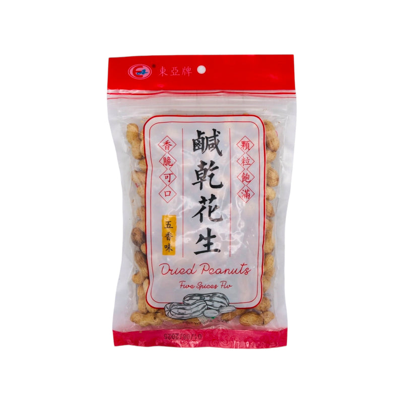 East Asia Brand Dried Peanuts Five Spices Flavour 東亞牌鹹乾花生五香味 200g - Tuk Tuk Mart