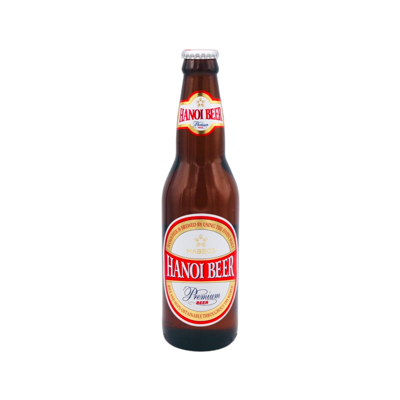 Habeco Hanoi Beer Premium Beer (Alc. 4.9% Vol.) 330ml - Tuk Tuk Mart