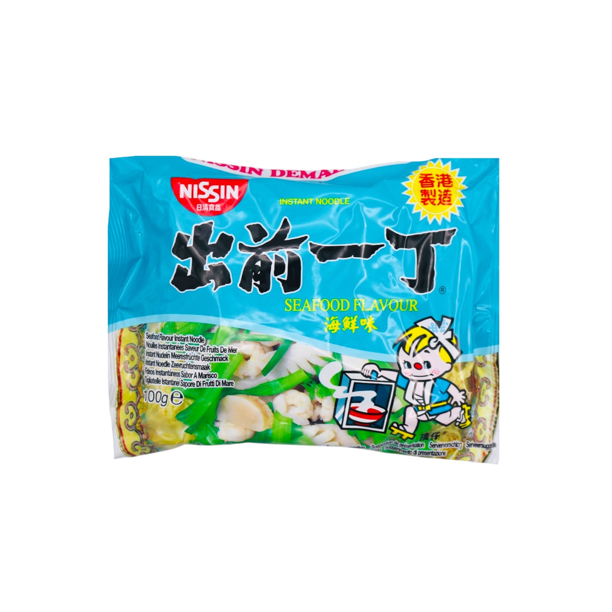 Nissin Demae Ramen Seafood Flavour Instant Noodle 出前一丁海鮮味湯麵 100g