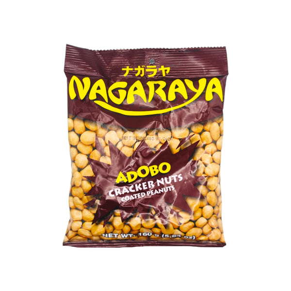 Nagaraya Brand Adobo Cracker Nuts Coated Peanuts 160g - Tuk Tuk Mart