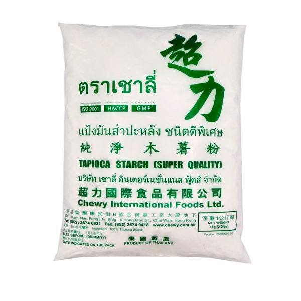 Chewy Tapioca Starch (Super Quality) 超力純淨木薯粉 1kg - Tuk Tuk Mart