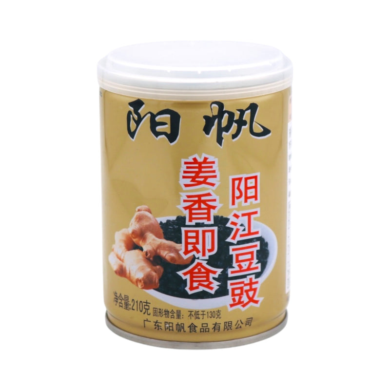 YF Black Bean with Ginger 陽帆豆豉 姜香 210g. This 210g pack is perfect for adding depth and umami to your dishes. Elevate your meals with this versatile and delicious ingredient.
