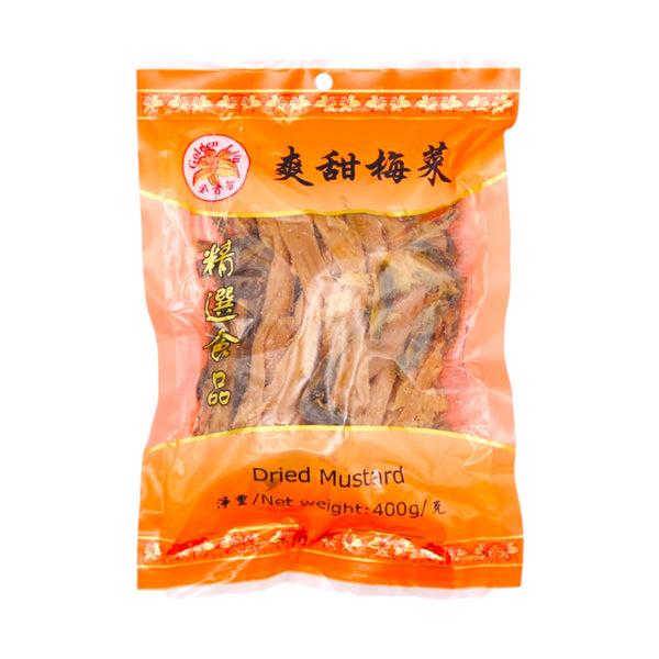 Golden Lily Dried Mustard (Sweet) 爽甜梅菜 400g - Tuk Tuk Mart