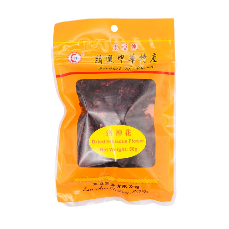 East Asia Brand Dried Hibiscus Flower 東亞牌洛神花 50g - Tuk Tuk Mart