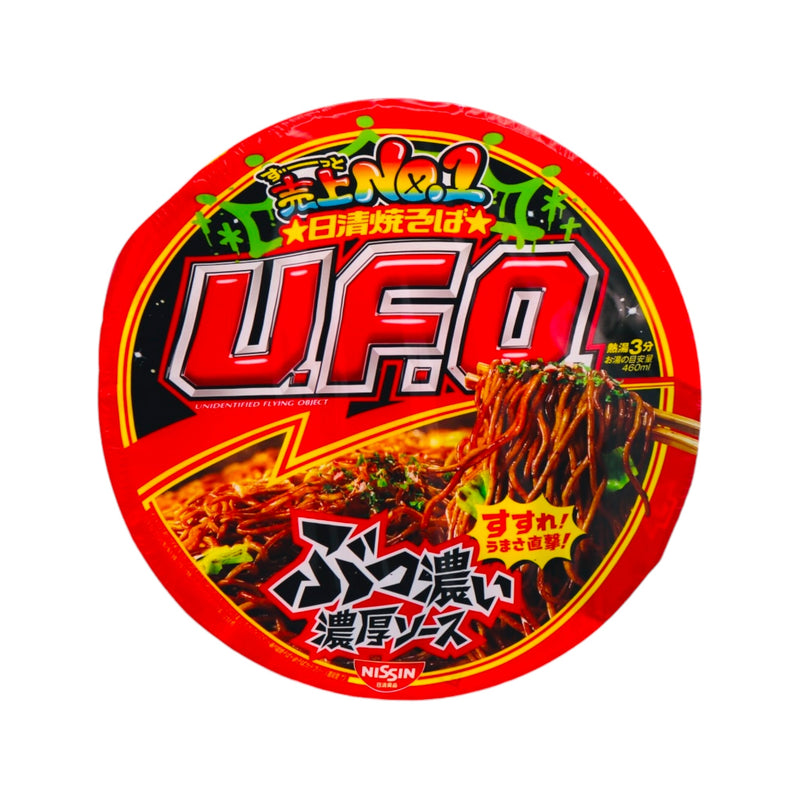 Nissin UFO Yakisoba Flavoured Bowl Noodle 128g - Tuk Tuk Mart