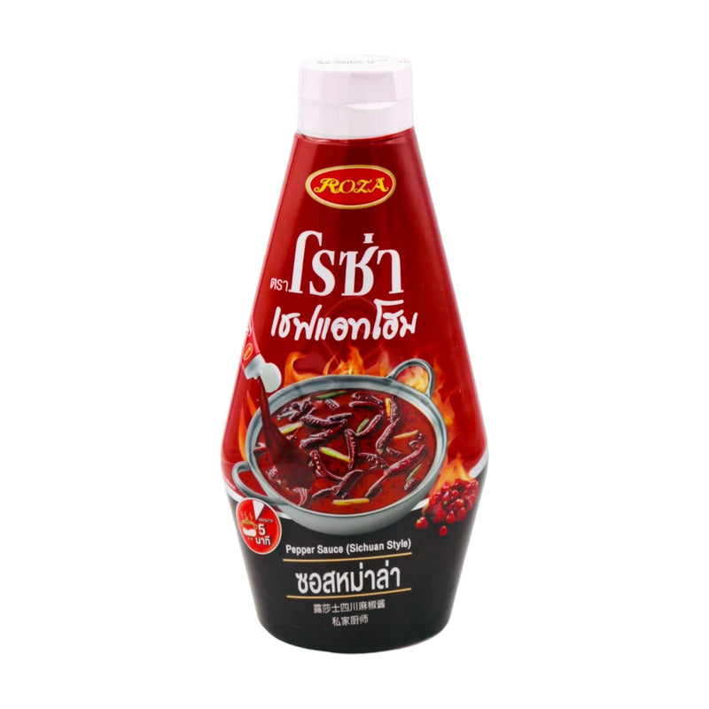 Roza Chef@Home Pepper Sauce (Sichuan Style) 露莎士四川麻椒醬 320g - Tuk Tuk Mart