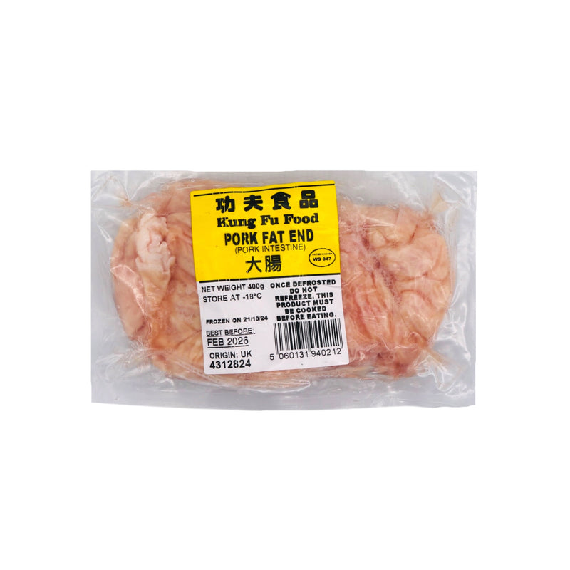 Kung Fu Food Pork Fat End (Pork Intestine) 功夫大腸 400g (Frozen) - Tuk Tuk Mart