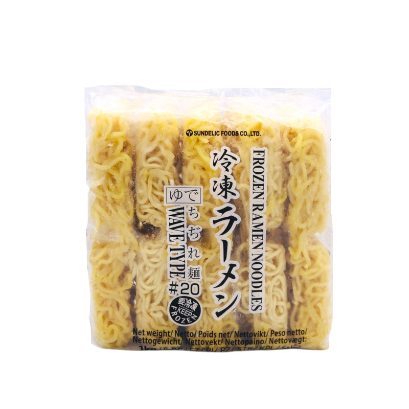 Sundelic Frozen Ramen Noodles (5Pcs) 1kg (Frozen) - Tuk Tuk Mart